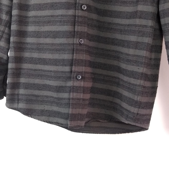 Mossimo Button Down Stiped Flannel Kid's Shirt - Picture 5 of 7